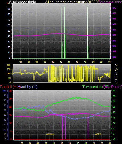 24 Hour Graph for Day 20